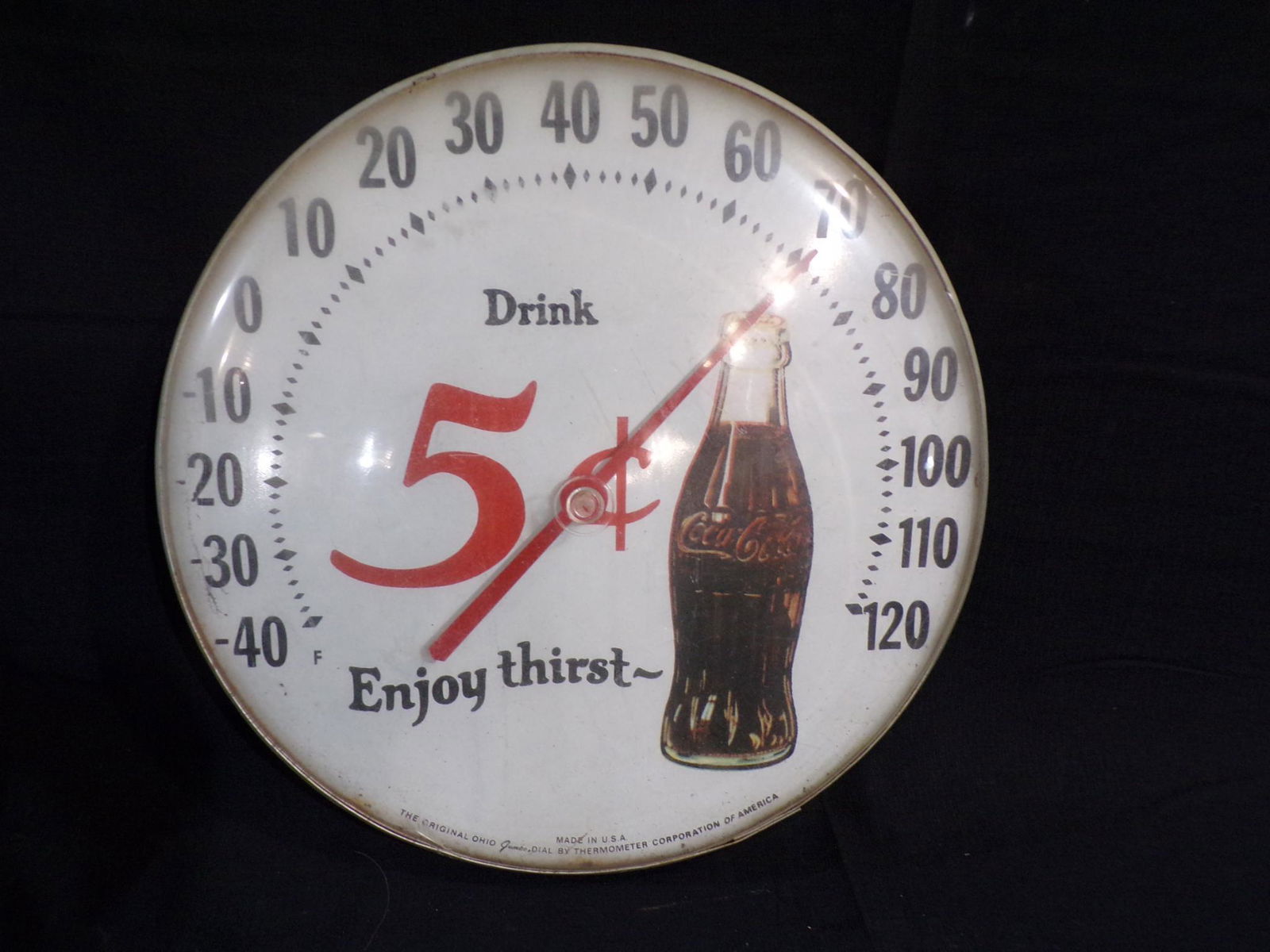 COCA-COLA ADVERTISING THERMOMETER (1 of 5)
