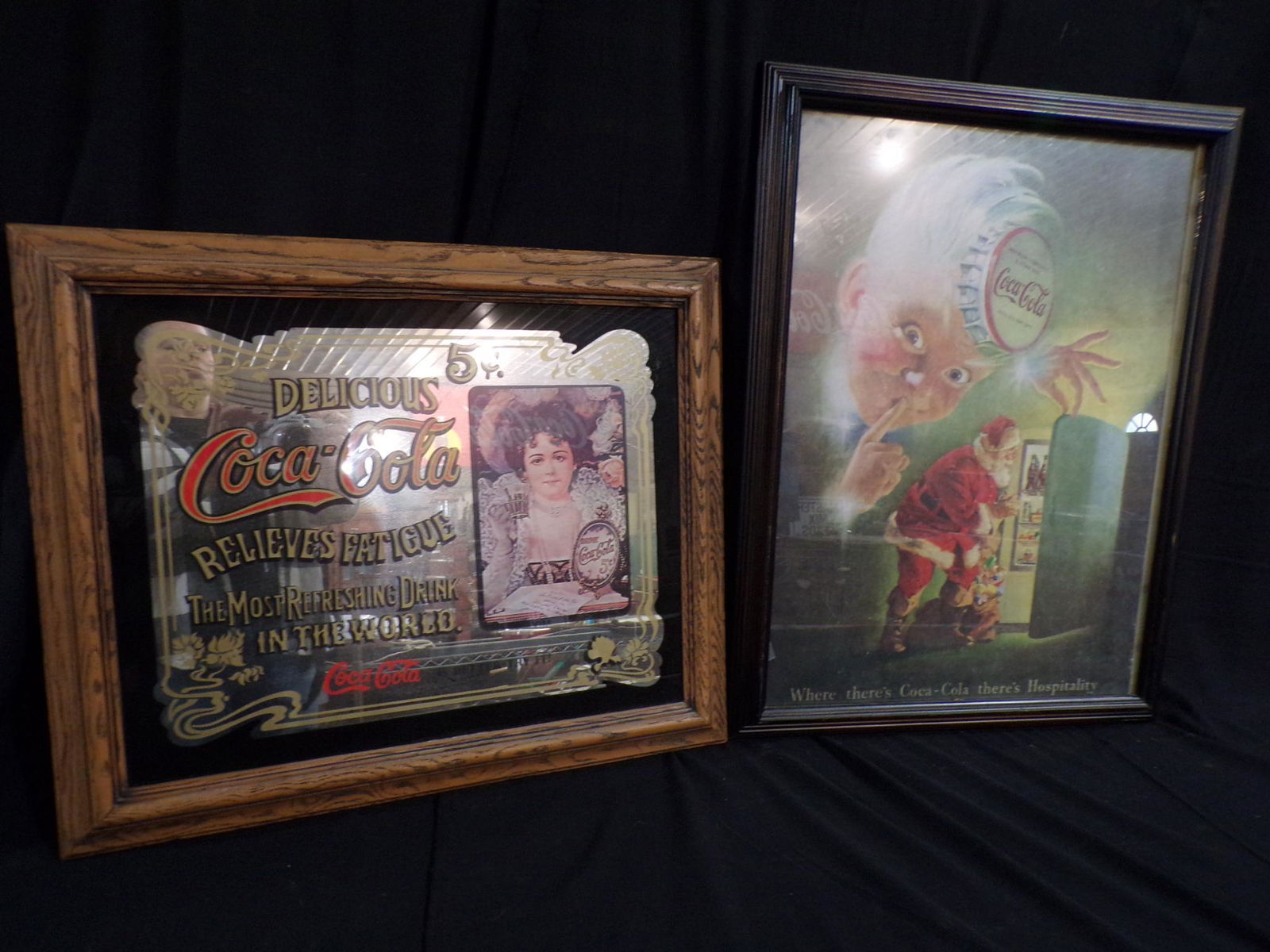 Coca-Cola Christmas Poster and Mirror (1 of 13)