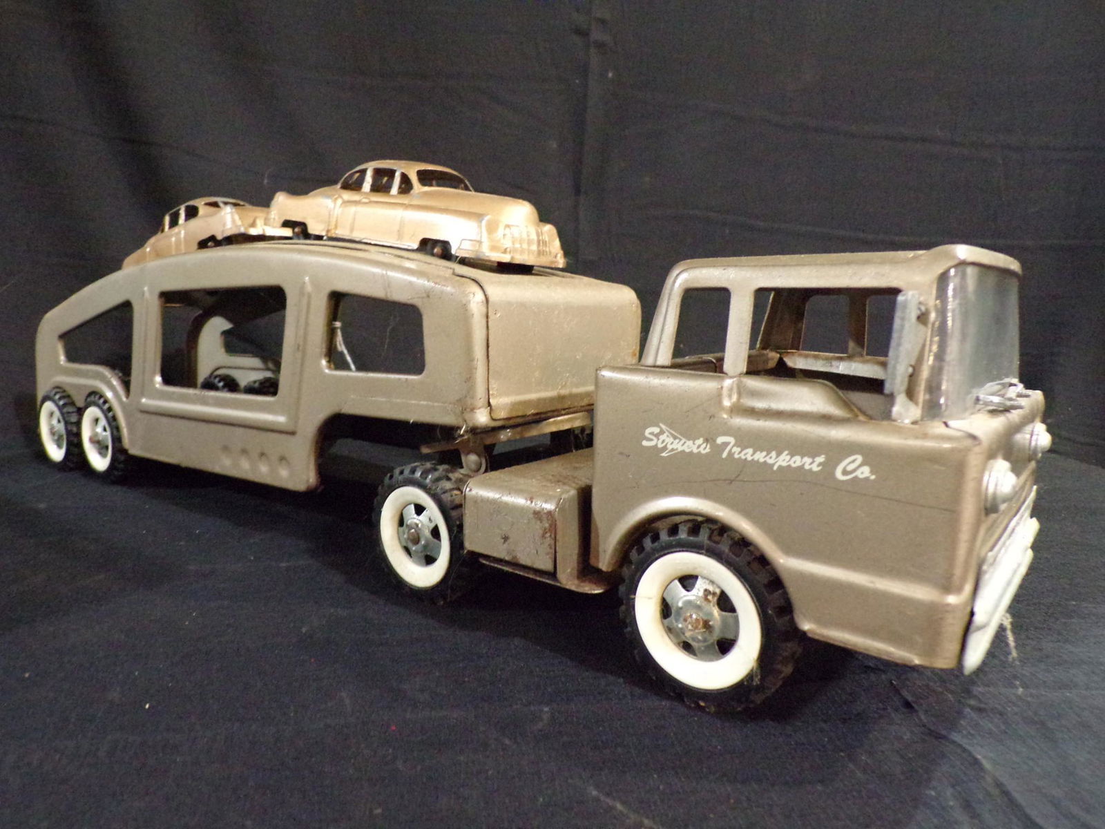 Structo car hauler with 2 cars (1 of 8)