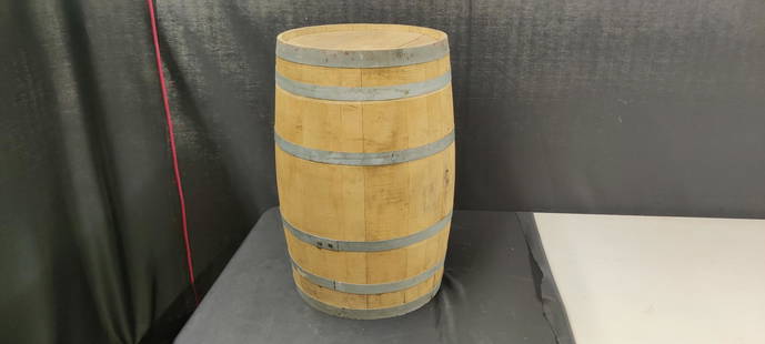 Wooden Barrels: 23 1/2" H x 16"