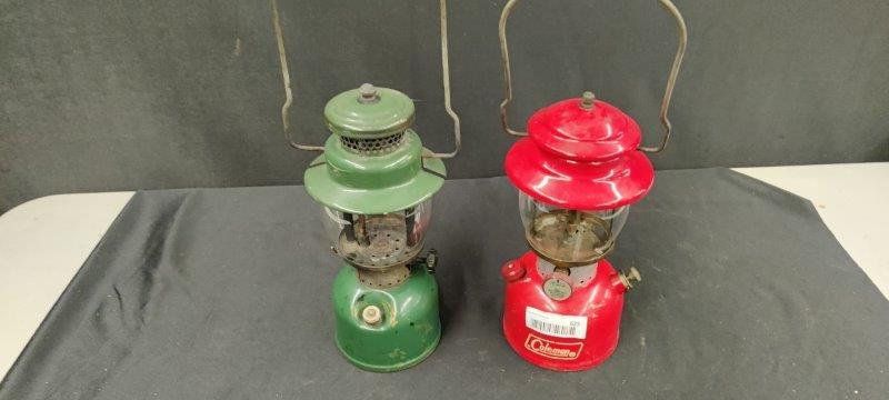 Lot of 2 Coleman Lanterns Model 200A & Model 242C (1 of 5)