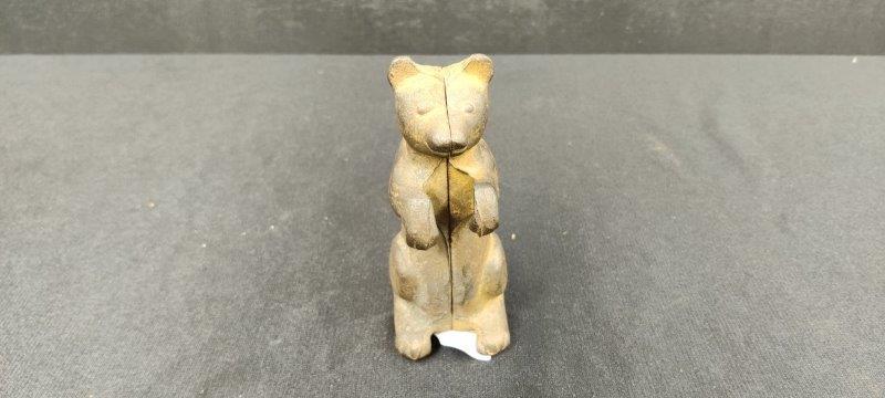 Early Cast Iron Bear Bank (1 of 3)