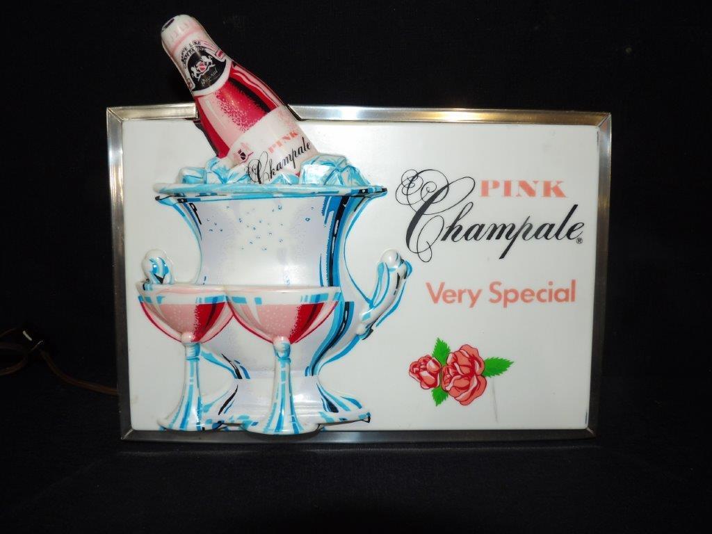 Pink Champale acrylic light up display (1 of 12)