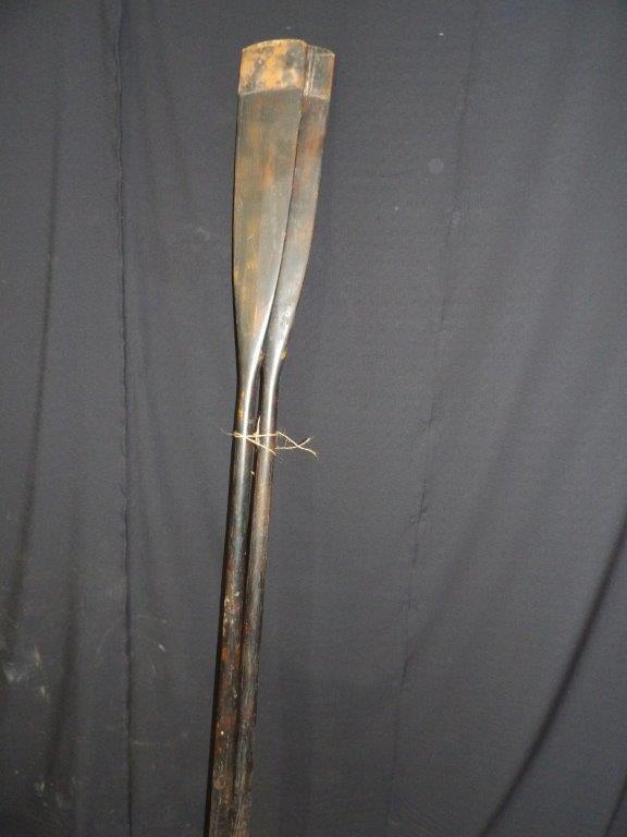 Set of early boat oars (1 of 4)