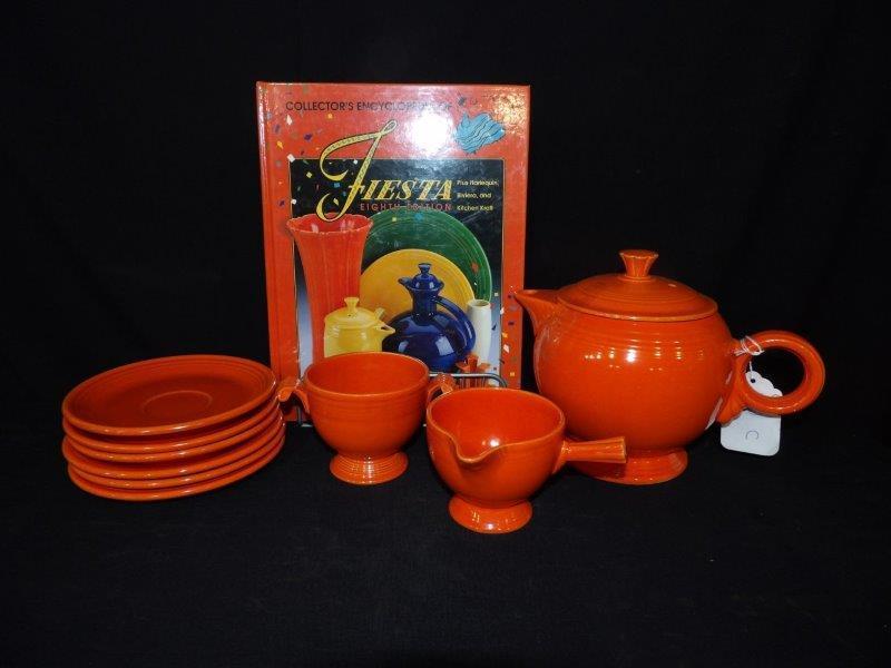 ORANGE VINTAGE FIESTA WARE (1 of 3)