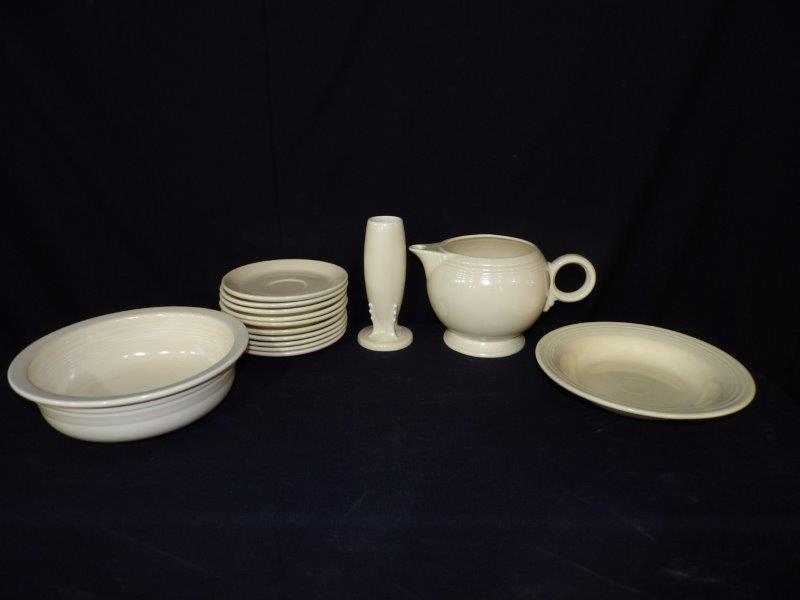 VINTAGE IVORY FIESTA WARE (1 of 4)