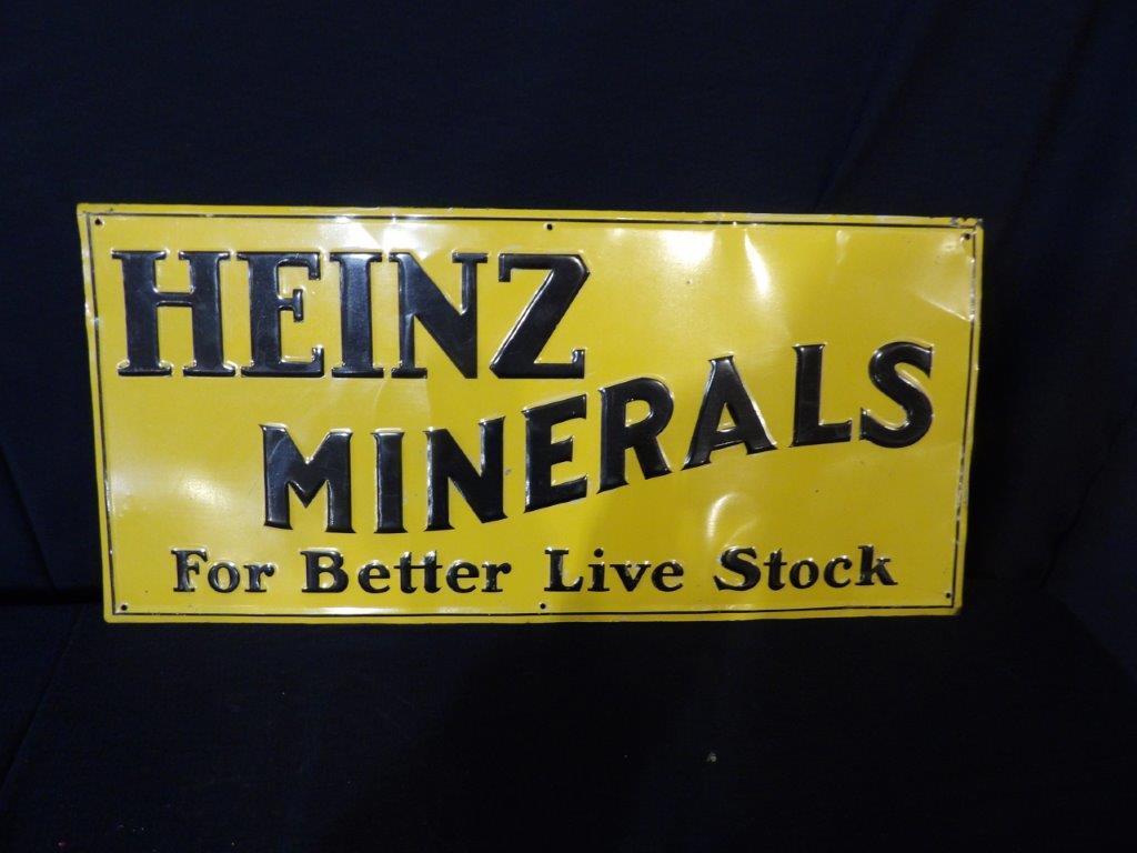 SST Heinz Minerals embossed sign (1 of 3)