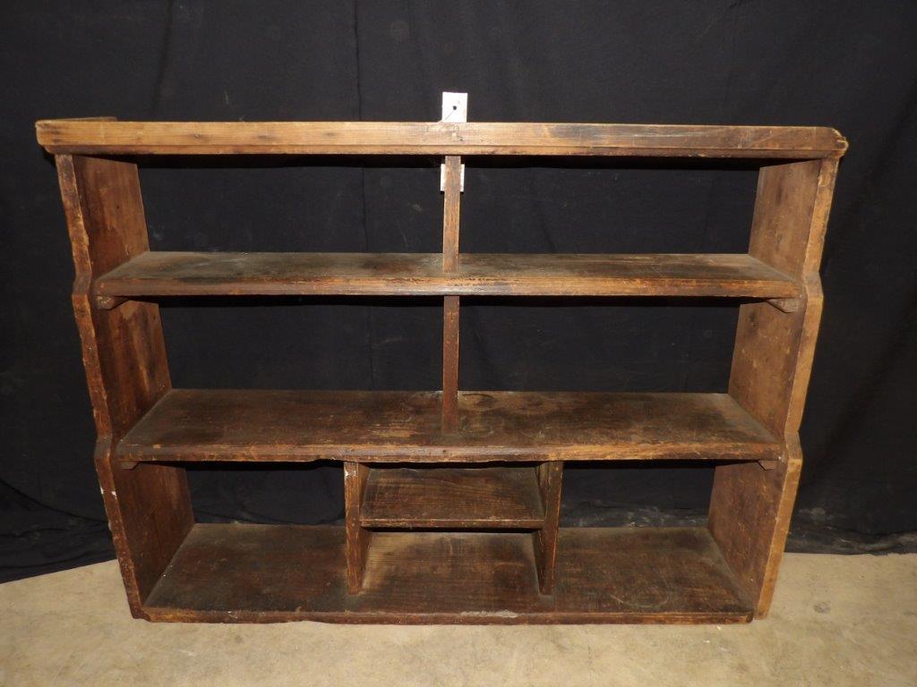 Large wall shelf with unique shelves (1 of 8)