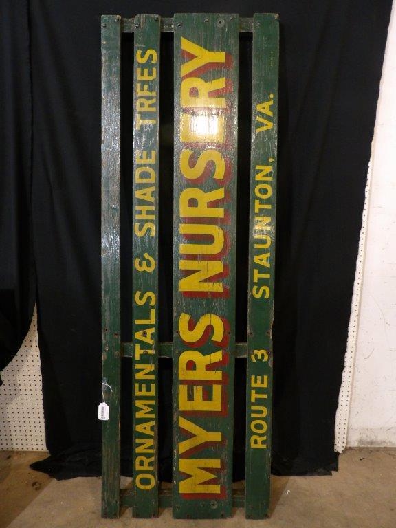 Myers Nursery wagon / truck panel (1 of 5)