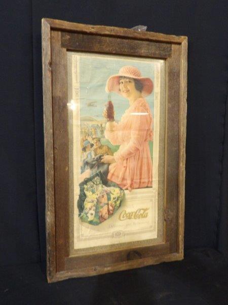1922 Coca Cola framed calendar (1 of 8)