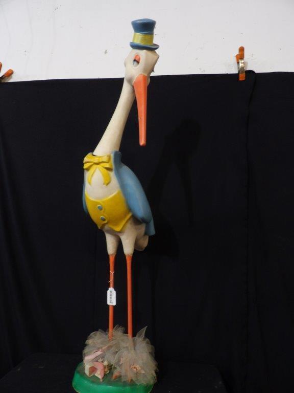 Rare Stork baby shoe store advertising display (1 of 6)