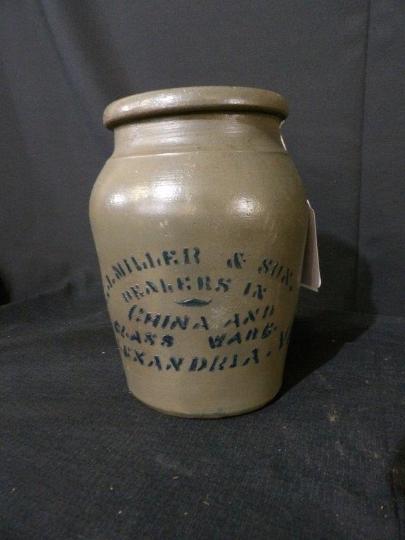 E.J. Miller & Son Merchants jar (1 of 2)