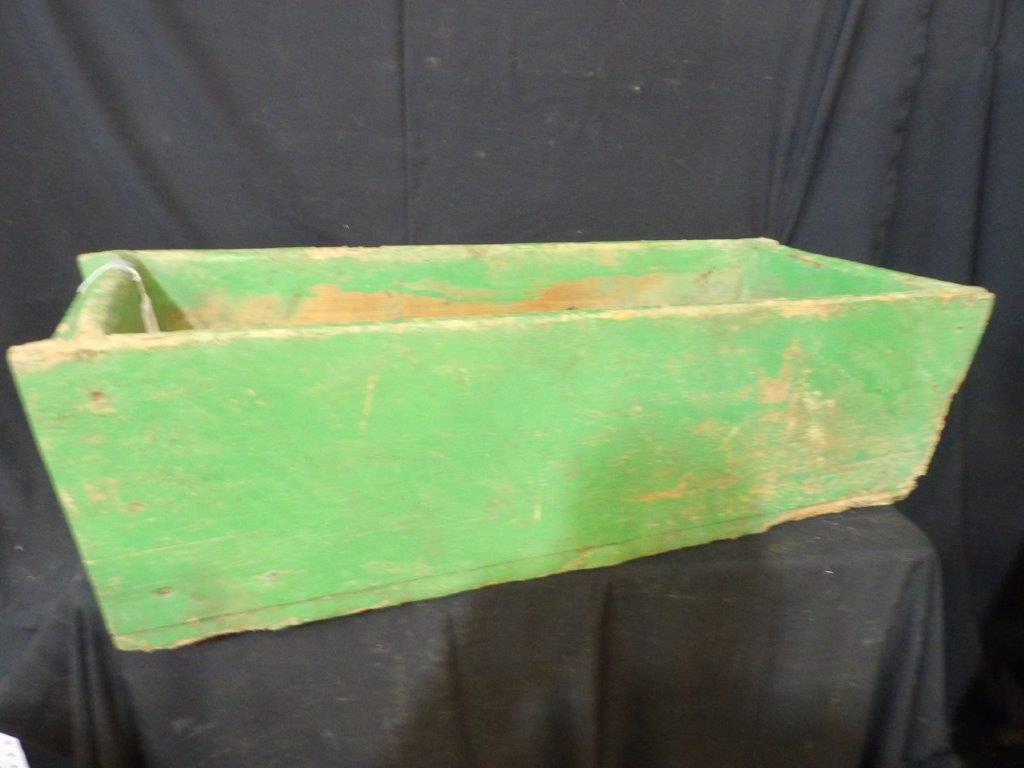 Primitive wooden trough planter (1 of 8)