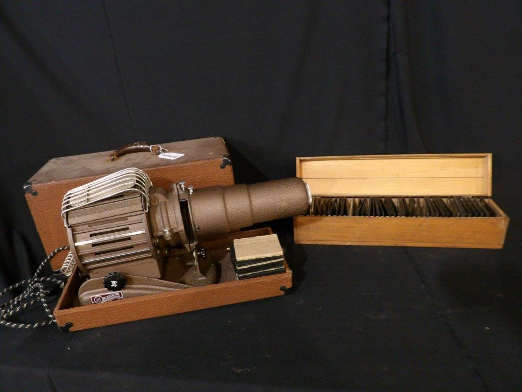 Master Projector in carrying case with numerous slides (1 of 4)