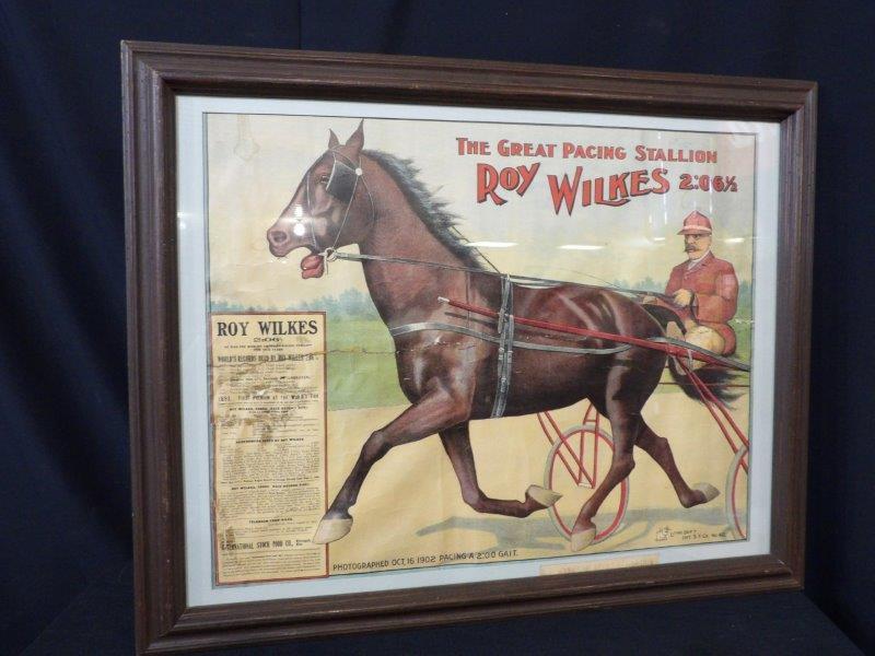 The Great Pacing Stallion Roy Wilkes framed poster (1 of 11)