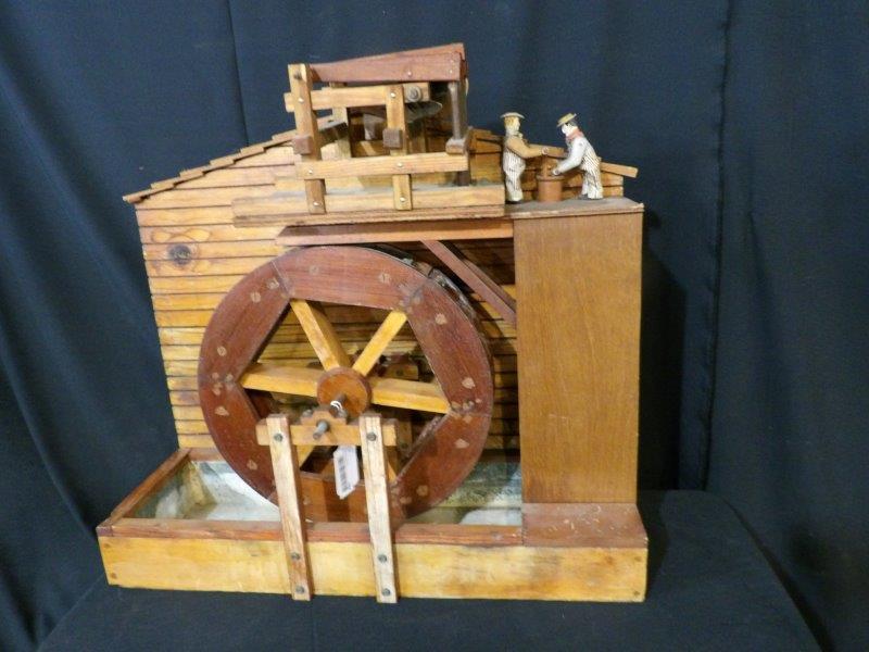 Folk-Art mechanical water wheel (1 of 5)