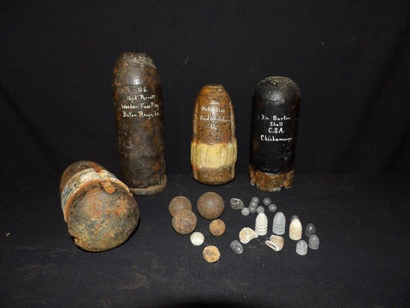 CIVIL WAR SHELLS AND BULLETS (1 of 8)