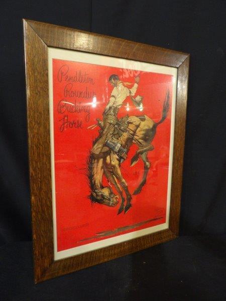 PENDLETON ROUNDUP BUCKING HORSE PRINT (1 of 7)