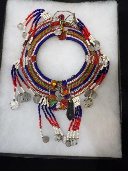 NATIVE AMERICAN BEADED NECK PIECE (1 of 11)