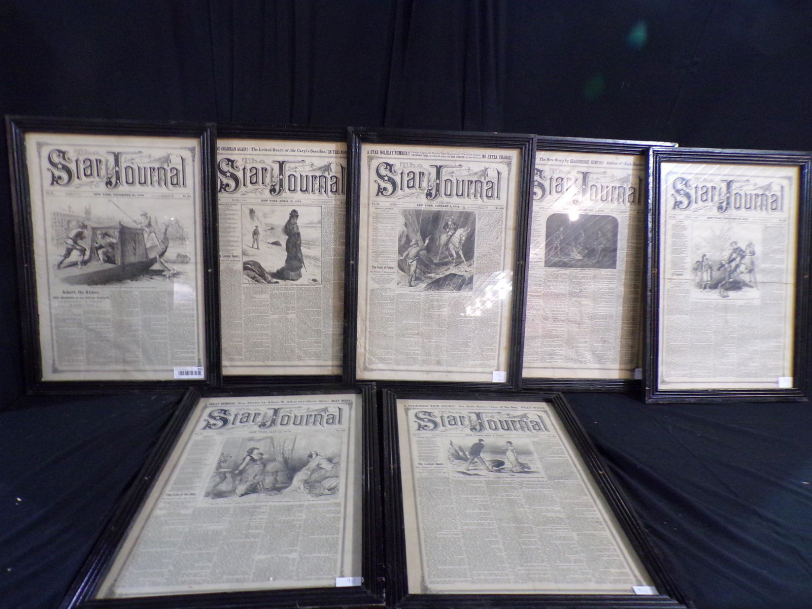 STAR JOURNAL FRAMED NEWSPAPERS (1 of 10)