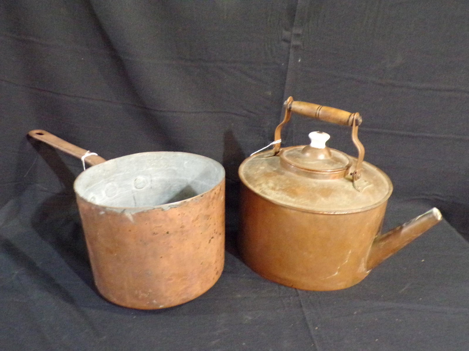John Van Range Co. copper pot & copper tea kettle (1 of 9)