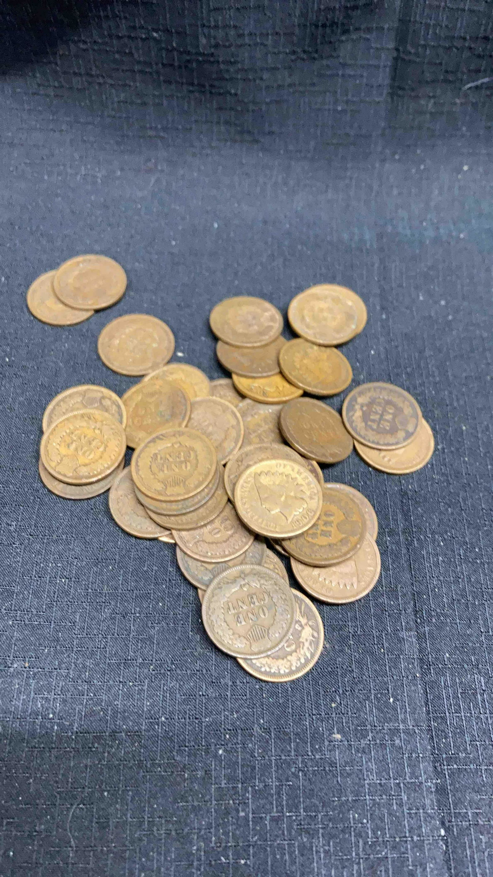 40 Indian Head Cents (1 of 3)