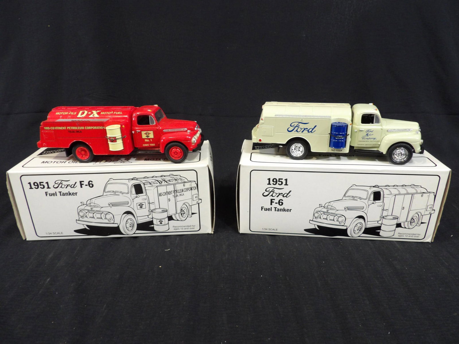 FIRST GEAR DX MOTOR FUEL 1951 FORD F-6 FUEL TANKERS (1 of 8)