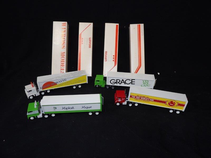 Lot of 4 Winross Advertising Trucks & Trailers (1 of 5)