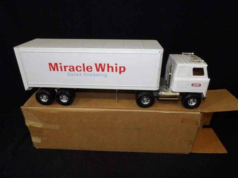 Ertl Kraft Miracle Whip Advertising Truck & Trailer (1 of 2)