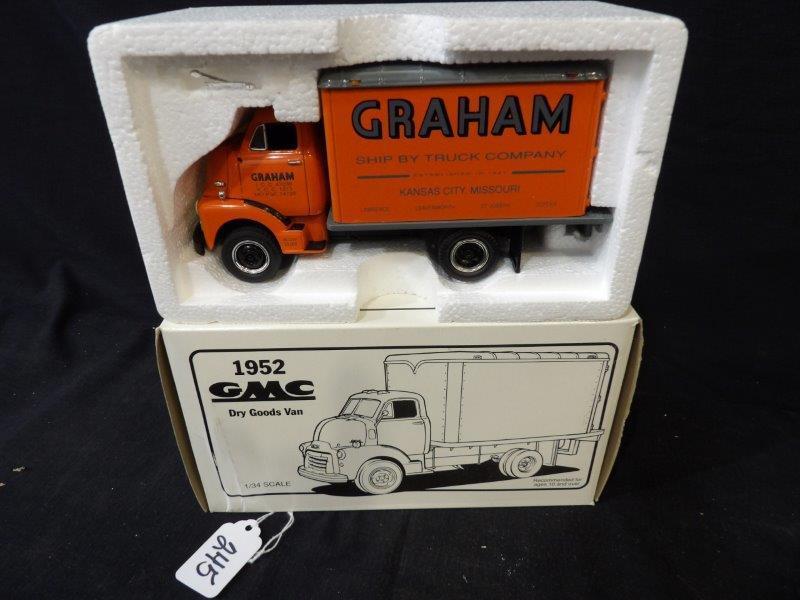 First Gear 1952 GMC Dry Goods Van Graham Ship by Truck Co. Kansas City, MO (1 of 3)