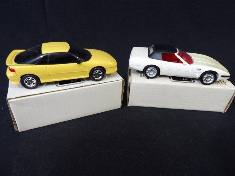 Lot of 2 Ertl AMT Promo Models 1991 Geo Storm GSI & 1992 Corvette Convertible 1 Millionth Edition (1 of 7)