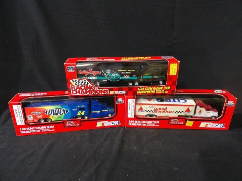 Racing Champions Advertising Racing Team Transporters 1995 & 1996 Editions (1 of 4)