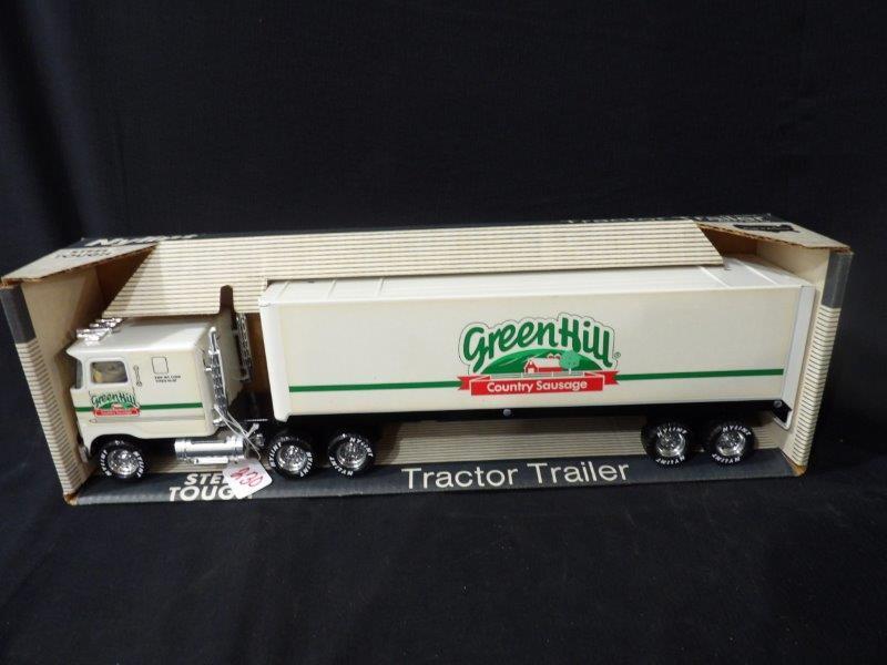 Nylint Green Hill Country Sausage Tractor Trailer: NIB 20 3/4" L