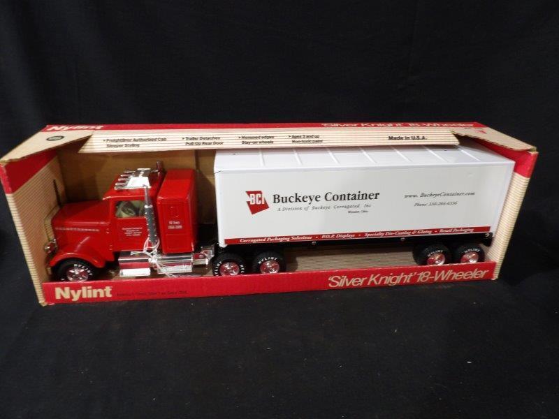 Nylint Buckeye Container Wooster, Ohio 50 Year Anniversary Advertising Silver Knight 18-Wheeler (1 of 4)
