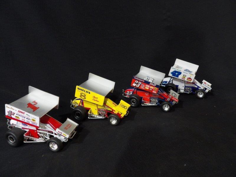 Lot of 4 Racing Champions World of Outlaws Sprint Cars (1 of 9)