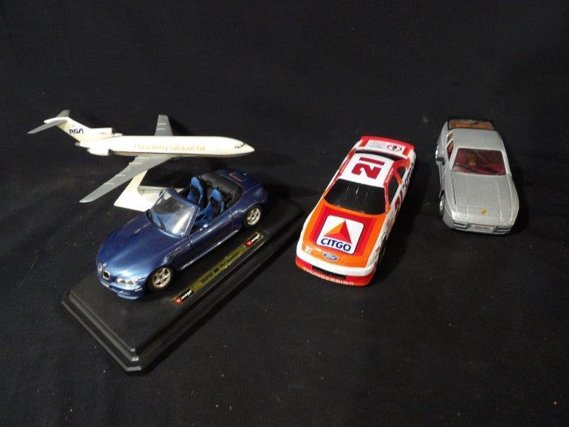 Lot of 4 Various Car & Plane Replicas Inc. Burago, Majorette, RGA & Racing Champions (1 of 9)