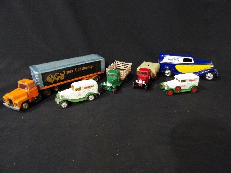 Lot of 6 Various Advertising Scale Model Replicas- Trans Continental, Winn Dixie, Railway, Goodyear (1 of 11)