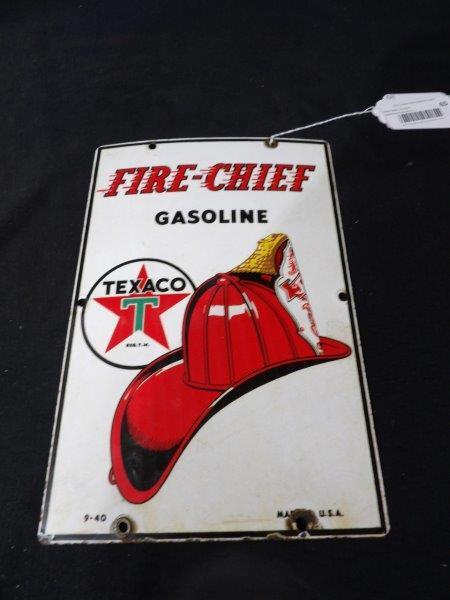 SSP Texaco Fire Chief gasoline pump plate (1 of 5)