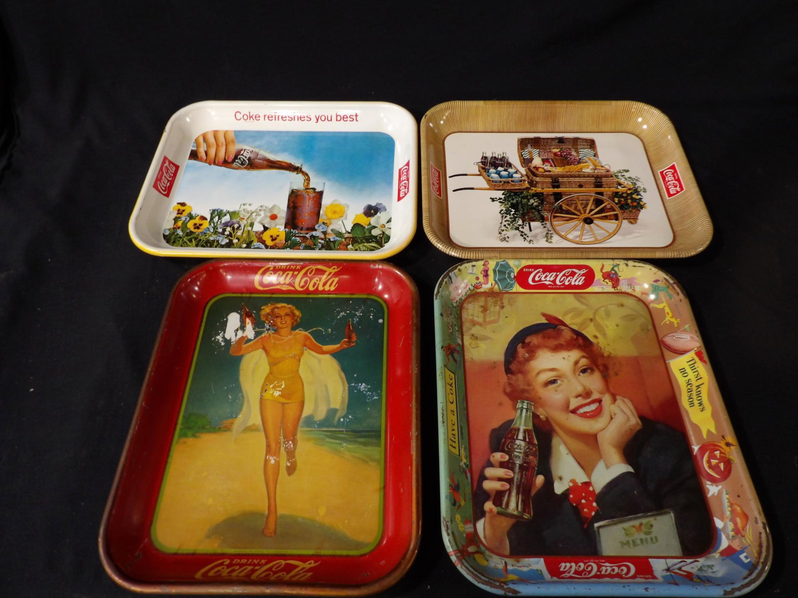 4 Various Coca-Cola trays (1 of 6)