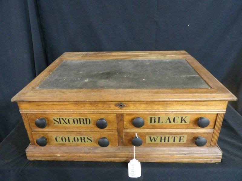 Country Store four-drawer spool cabinet (1 of 10)