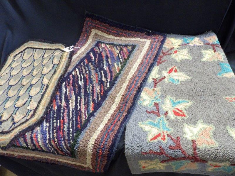 3- Antique hooked rugs (1 of 4)