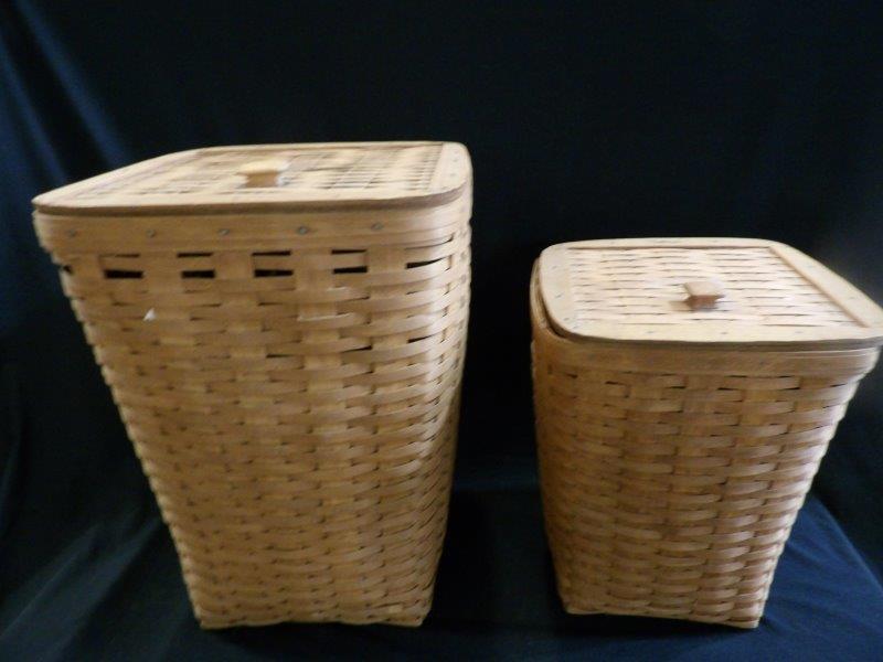 2 Woven hamper baskets (1 of 8)