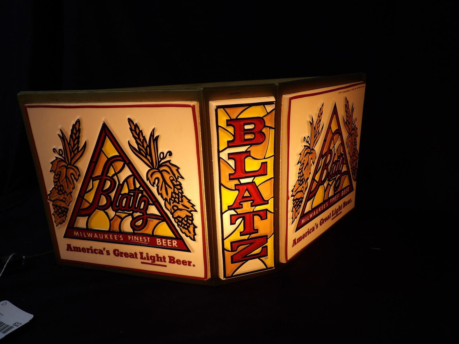 1976 Blatz Beer lighted display (1 of 6)