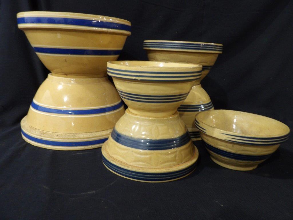 Yellow Ware Mixing Bowls (1 of 8)
