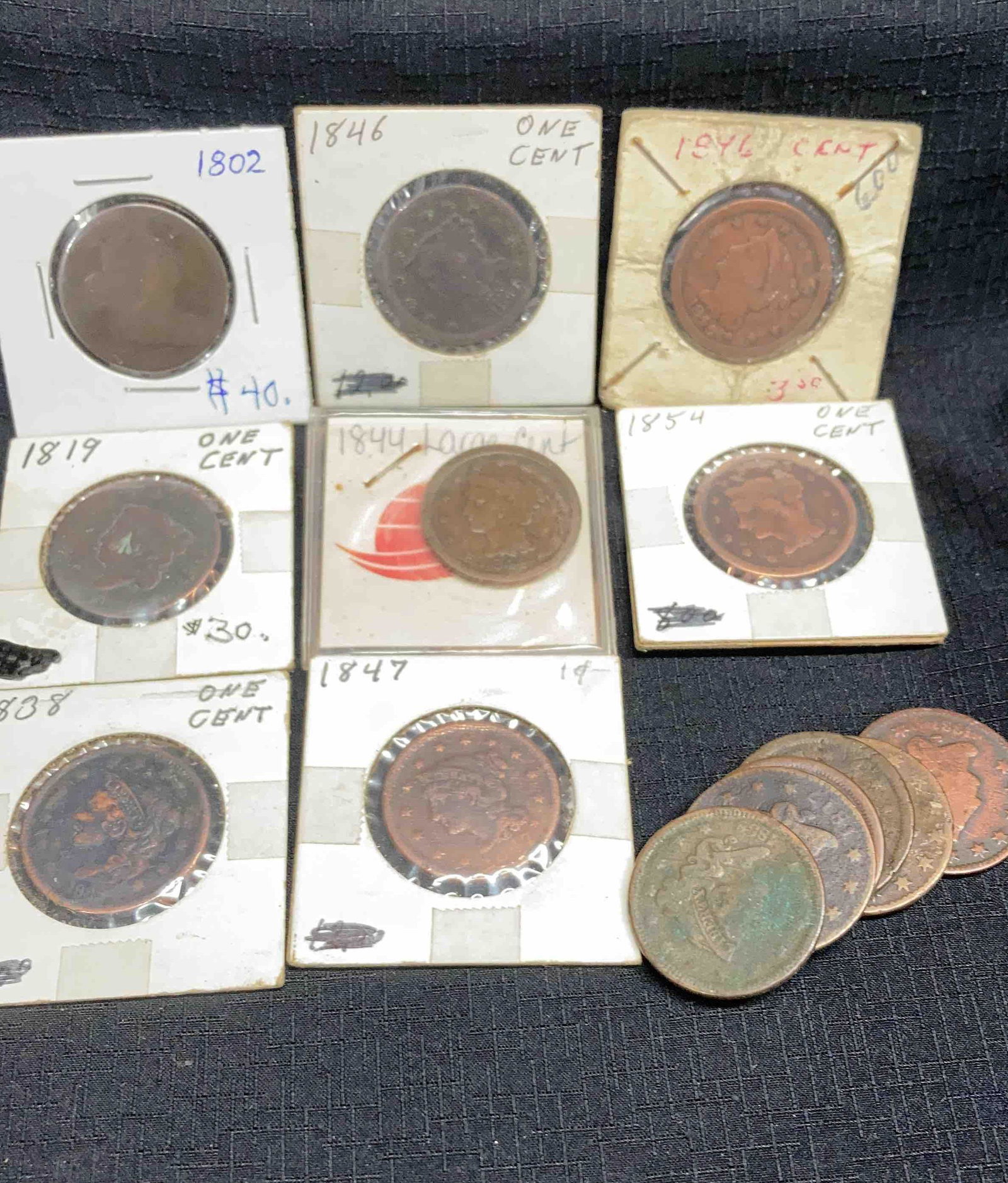 LARGE CENT PIECES (1 of 7)