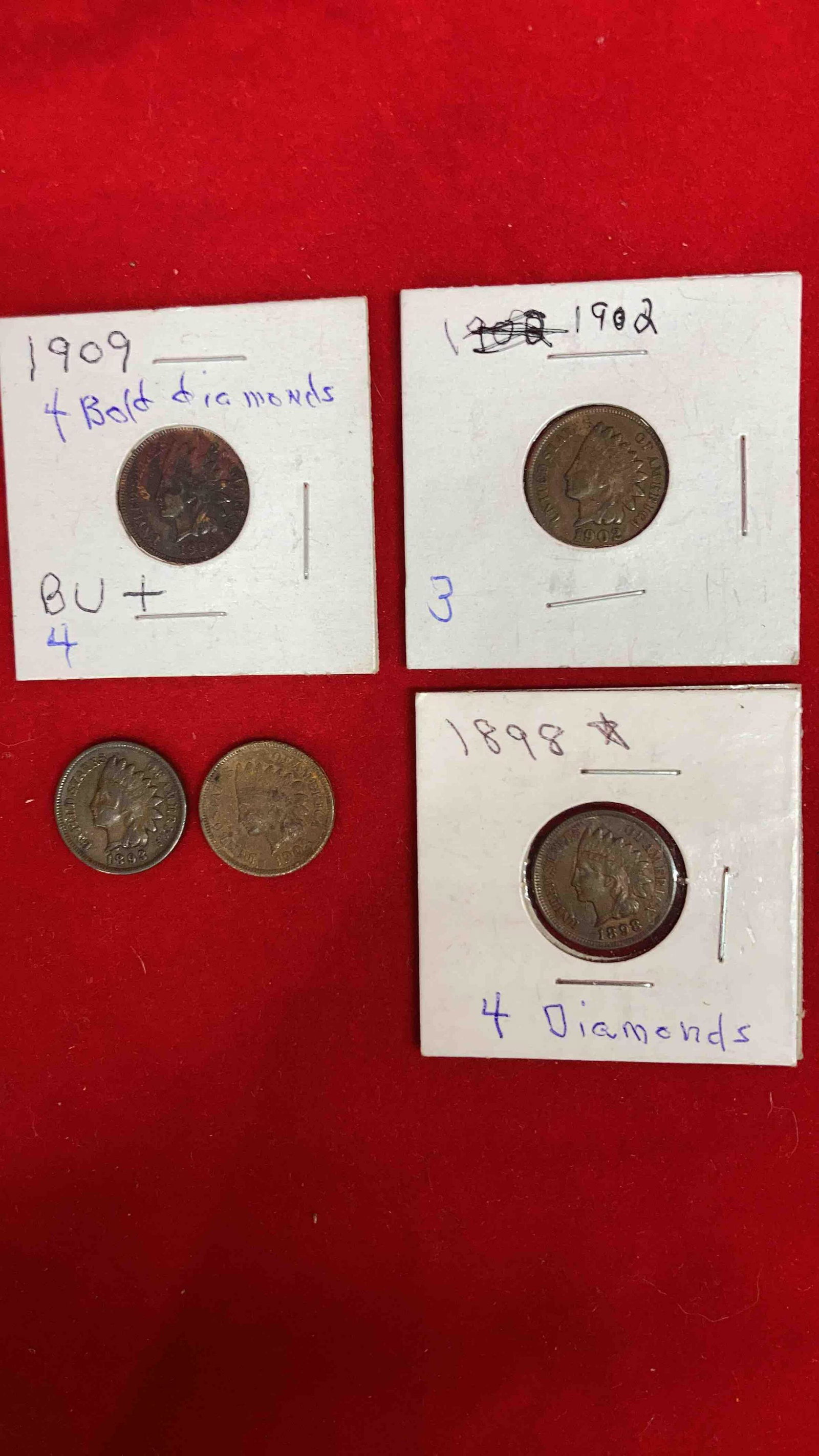 5- INDIAN HEAD PENNIES (1 of 6)