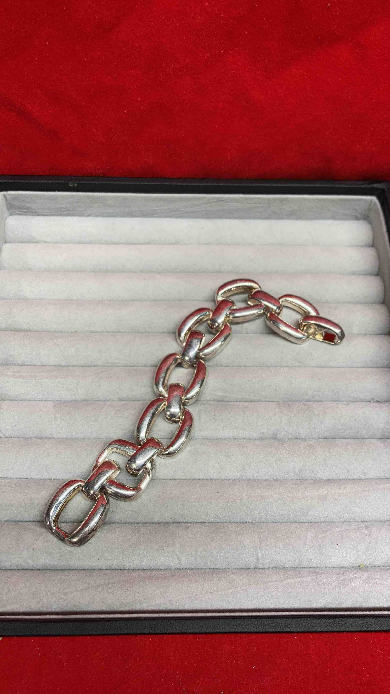 STERLING CHAIN LINK BRACELET (1 of 4)