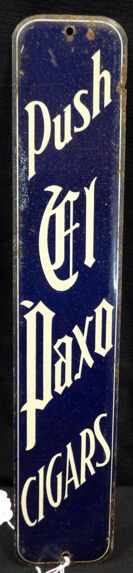 SST El Paxo cigars door push sign (1 of 8)