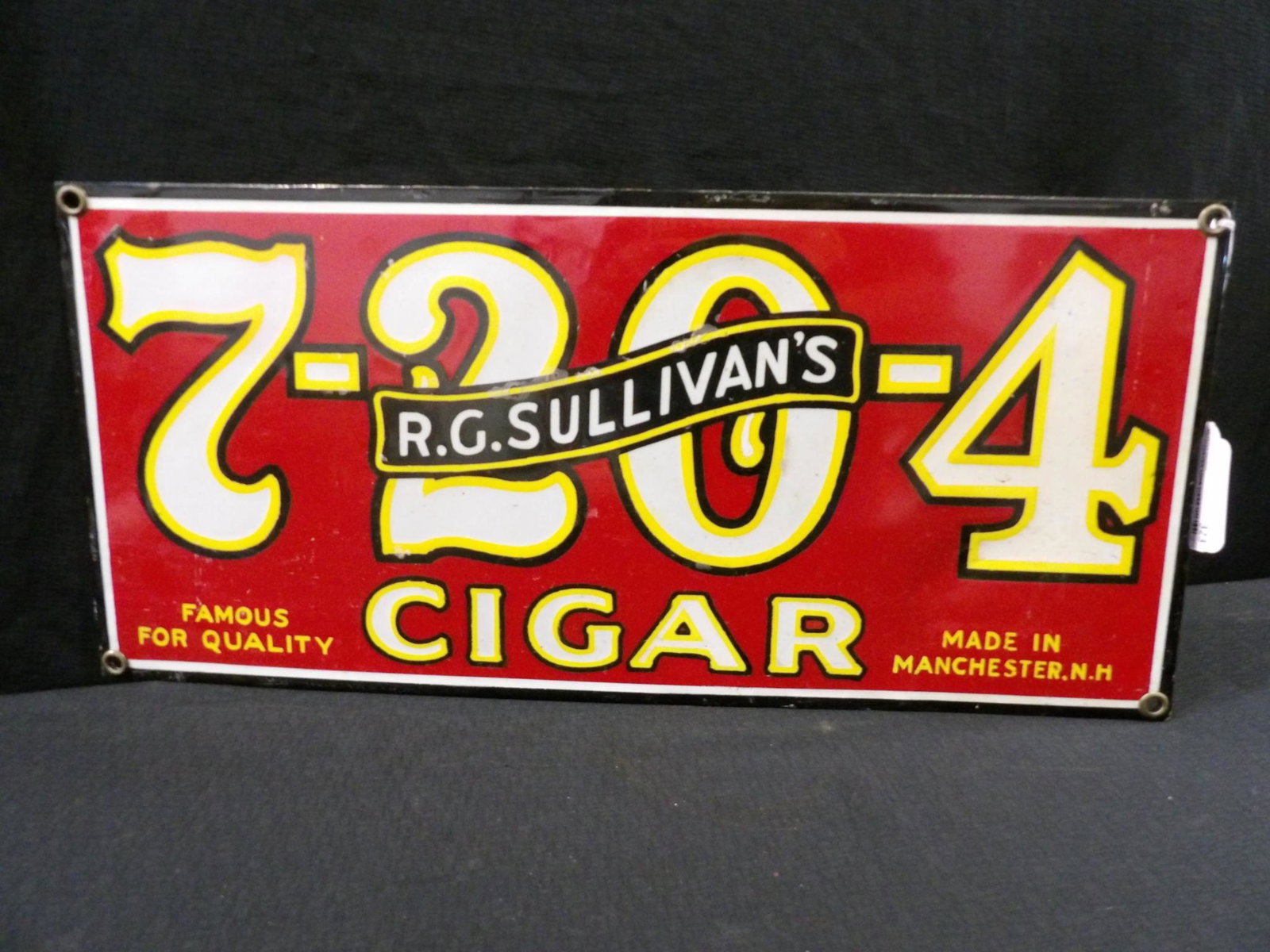 SSP R.G. Sullivan's 7-20-4 cigar sign (1 of 9)