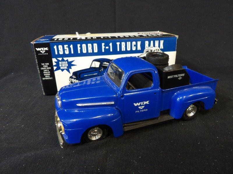 Ertl Collectibles  Wix Filters 1940 Coupe Race Car & Trailer Locking Coin Bank (1 of 5)